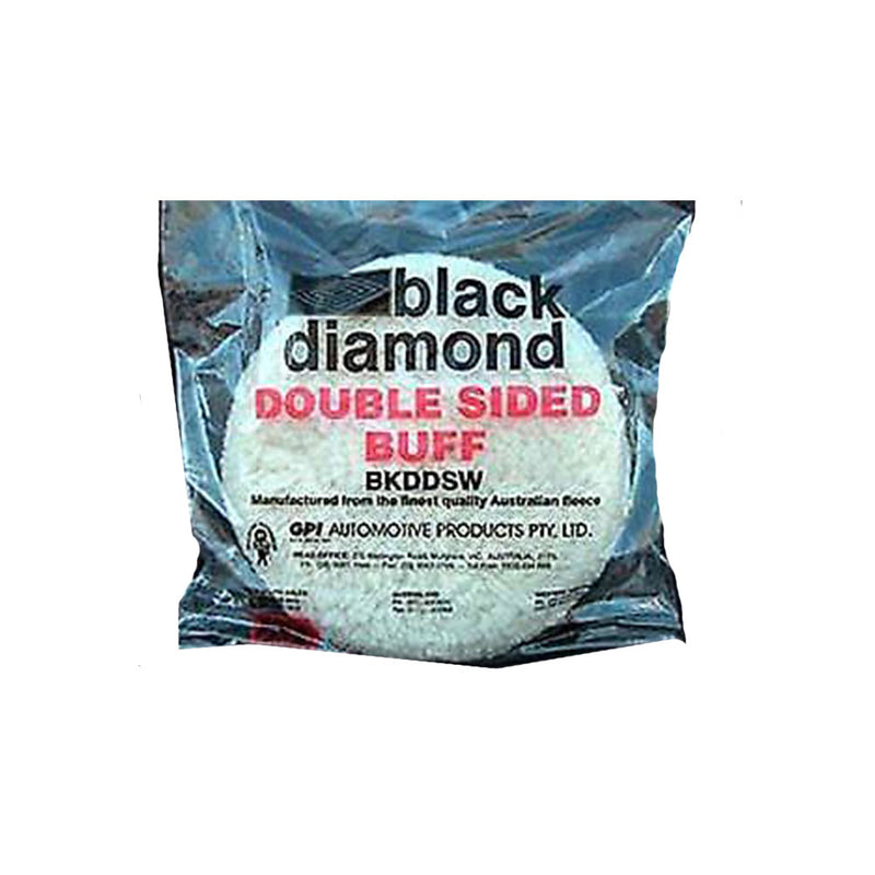Black Diamond Double Sided Wool Buff Pad 215mm